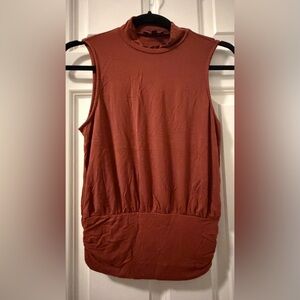 Express Sleeveless Terracotta Tank Top
